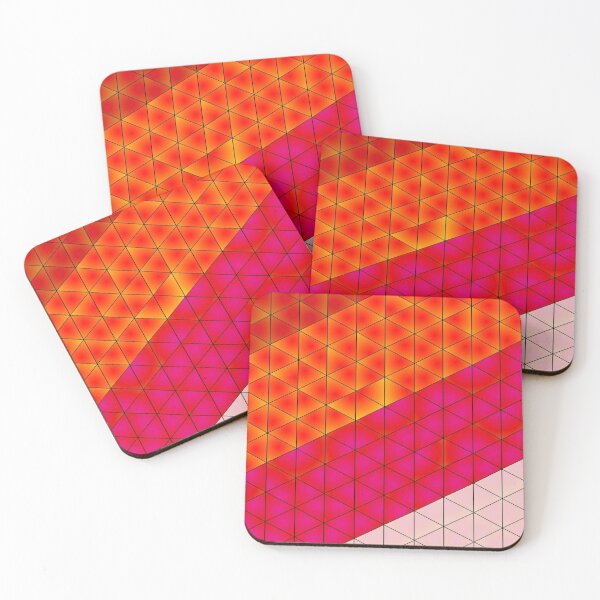 Item preview, Red and pink triangles designed and sold by Soo Sweet Sketches.