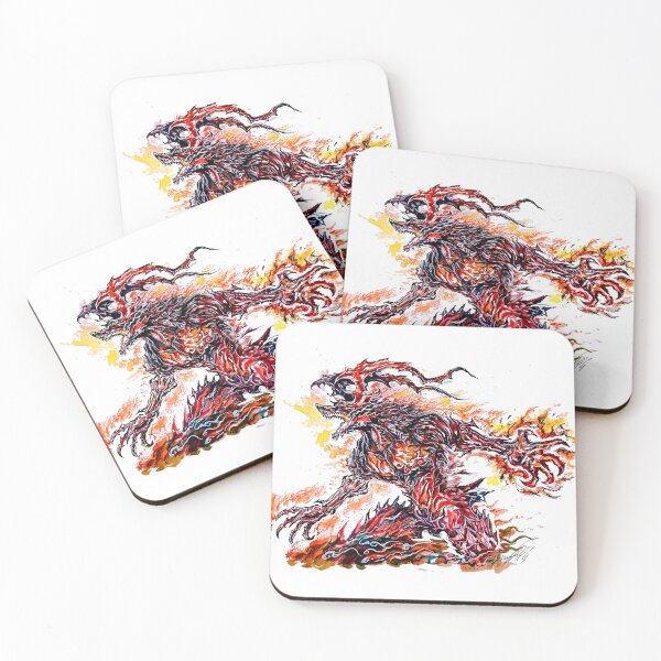 Item preview, Final Fantasy XVI Ifrit Square Enix Painting designed and sold by Inkhov Art.