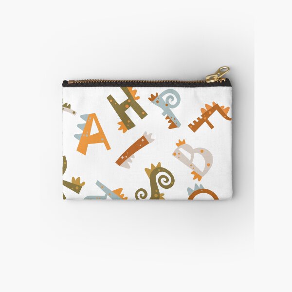 Item preview, vector seamless pattern with letters dinosaurs, pattern with tools designed and sold by SabinArt.