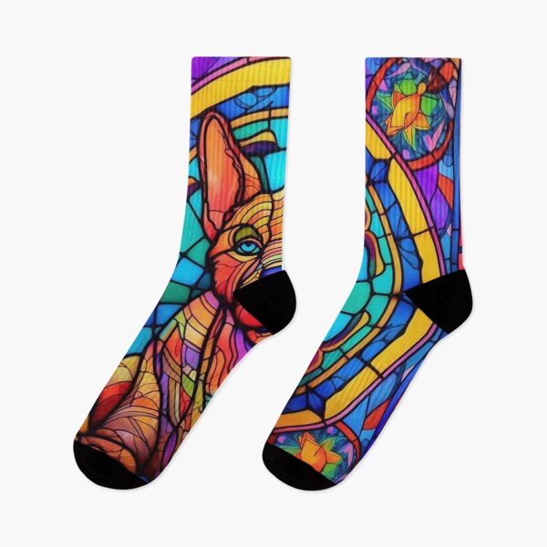 Item preview, Stained Glass Dog Pattern designed and sold by Desfix.