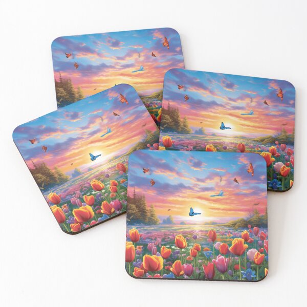 Item preview, Simplicity of beaut of nature | Digital art with blutterflies | Painting designed and sold by MetroEnvision.