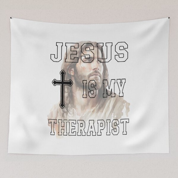 Item preview, Jesus Is My Therapist Classic T-shirt designed and sold by MysticOzzy.