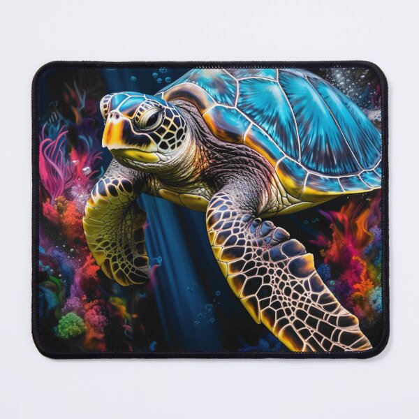 Item preview, Colorful turtle designed and sold by BloodRubyz.
