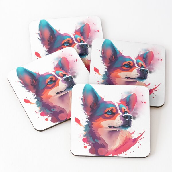 Item preview, Colorful Dog | Colorful Animal designed and sold by soumendesigner.