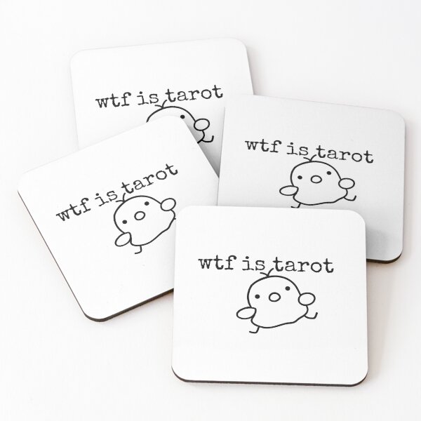 Item preview, wtf is tarot t-shirts Black and white sarcastic Quote meme  designed and sold by Mindlimes.