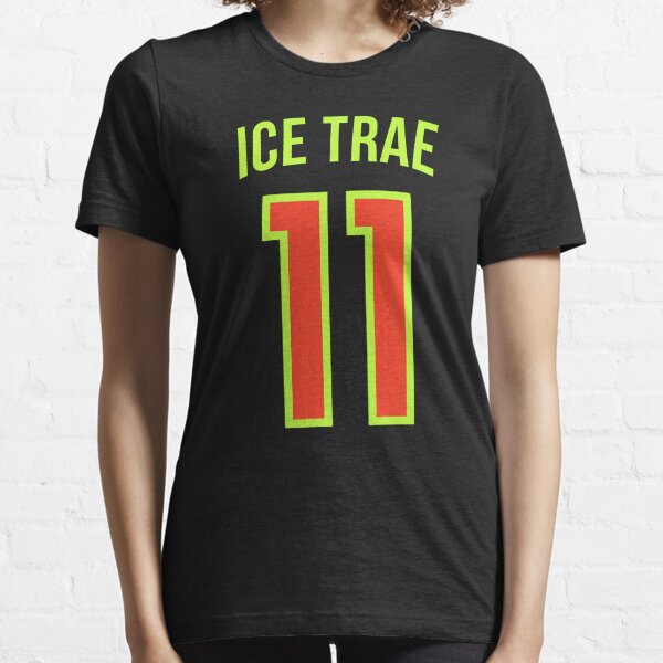 TIE-DYE Black Trae Young Hawks Ice Trae T-shirt ADULT