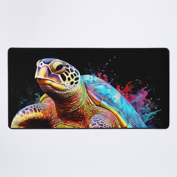 Item preview, Colorful turtle designed and sold by BloodRubyz.