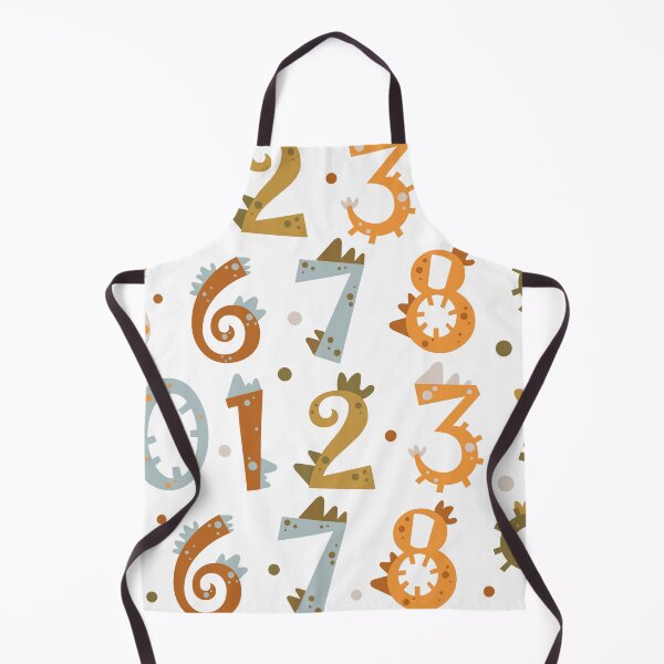 Item preview, set of numbers, vector seamless pattern with numbers dinosaurs designed and sold by SabinArt.