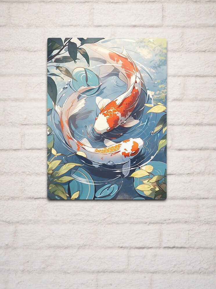 Anime koi fish vinyl decal - TenStickers