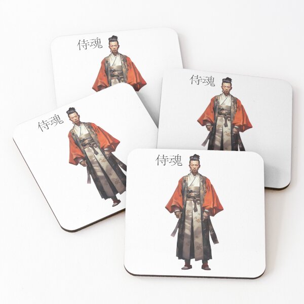Item preview, Young samurai embracing the way of the sword designed and sold by BogatyrovaOlena.