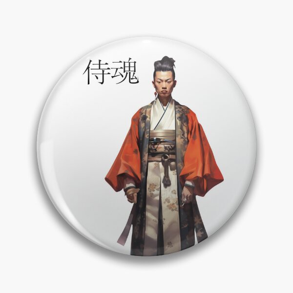 Item preview, Young samurai embracing the way of the sword designed and sold by BogatyrovaOlena.