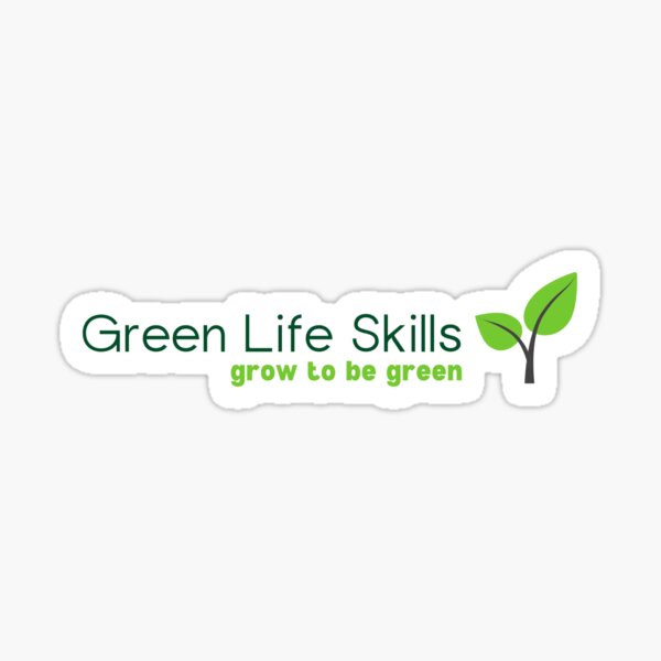 Green Life Skills Merch Sticker