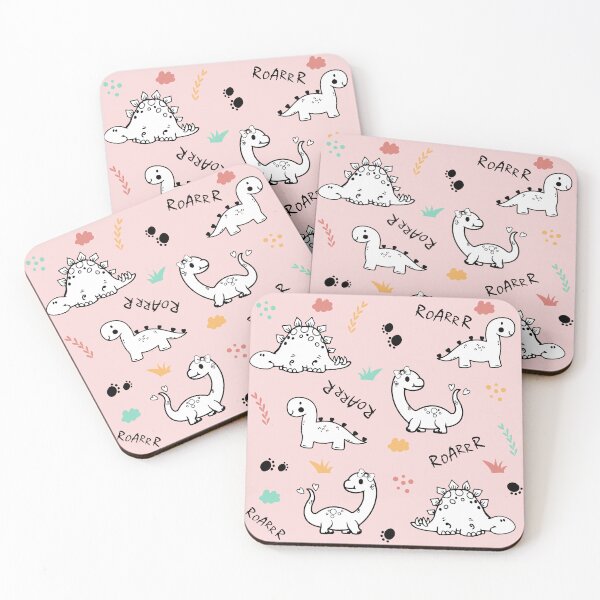 Item preview, seamless pattern with dino, roar designed and sold by SabinArt.