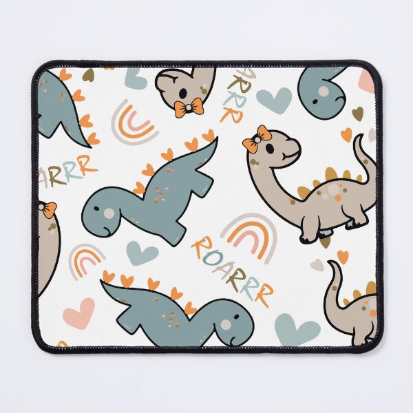 Item preview, seamless pattern with animals, seamless pattern with cute dinosaurs designed and sold by SabinArt.