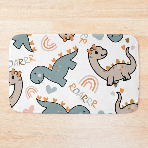 Item preview, seamless pattern with animals, seamless pattern with cute dinosaurs designed and sold by SabinArt.