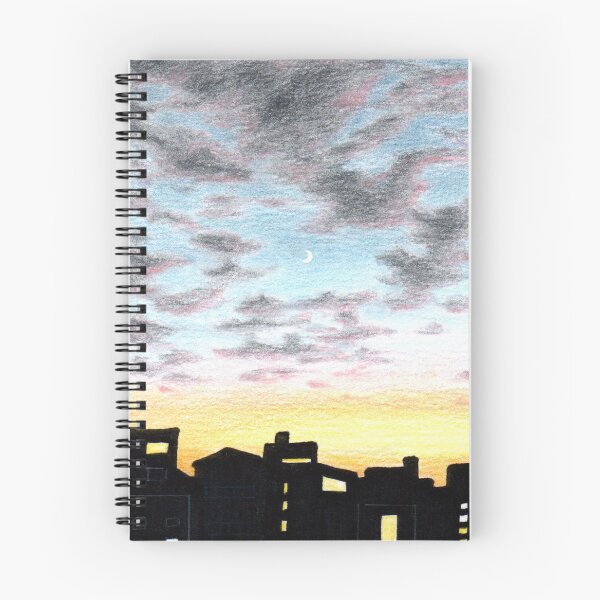 Item preview, City Evening Sky designed and sold by YuNikDraw.