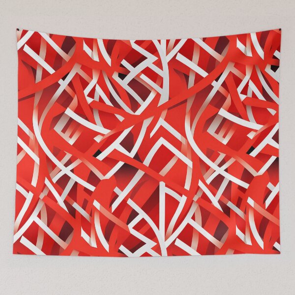 Item preview, Red Pattern  designed and sold by KateAndersonLTD.