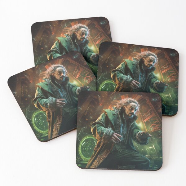 Item preview, Digital Arcanist: The Cyberpunk Wizard in the Library designed and sold by FFables8.