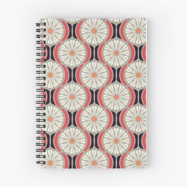 Item preview, KF 0055 F - Retro Vintage Daisy Flower Minimalist 70s Modern Geometric Floral Pattern designed and sold by KhakiFinch.
