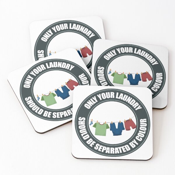 Item preview, Only your laundry  should be separated by colour - Circle designed and sold by MAD Product and design.