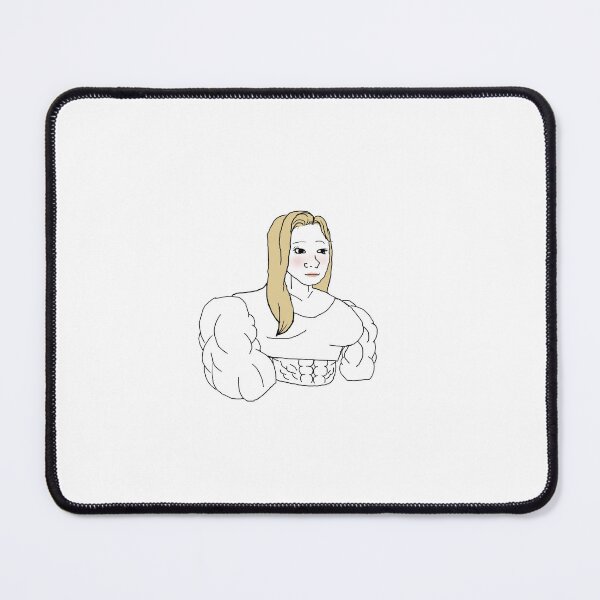 Item preview, Buff girl wojak designed and sold by ChuddyBuddy.