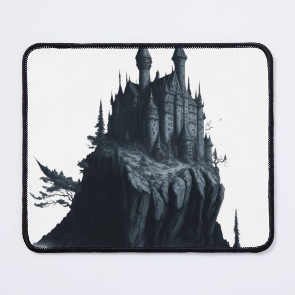Item preview, Scary Castle - Spooky and Mysterious Illustration designed and sold by aiprintiq.