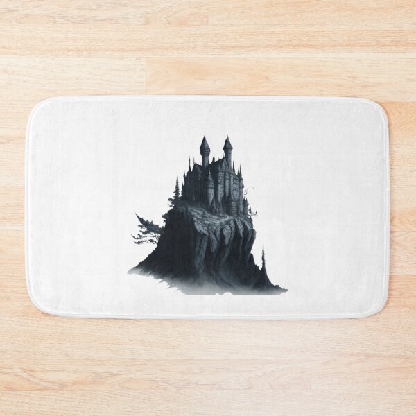 Item preview, Scary Castle - Spooky and Mysterious Illustration designed and sold by aiprintiq.