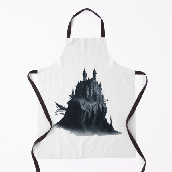 Item preview, Scary Castle - Spooky and Mysterious Illustration designed and sold by aiprintiq.