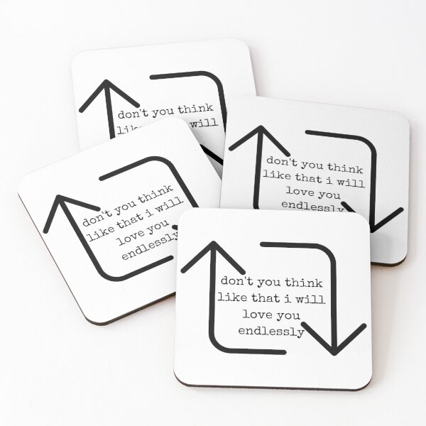 Item preview, don't you think like that i will love you endlessly t-shirts Black and white sarcastic Quote meme  designed and sold by Mindlimes.