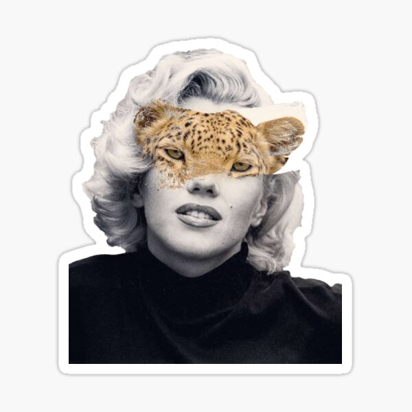 Item preview, Merilyn Monroe x Cheetah (White) designed and sold by Zheap14.