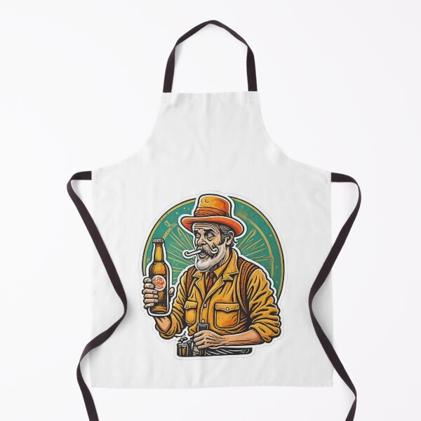 Item preview, Retro drunk old man with his beer man4 designed and sold by SpecialForceART.