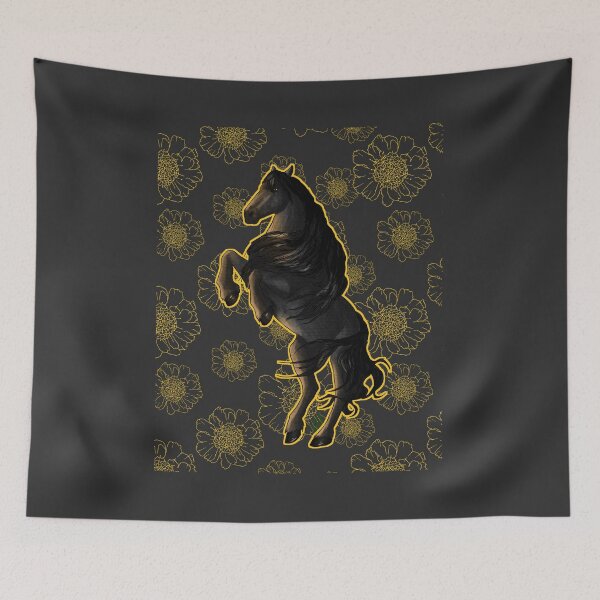 Item preview, flower horse designed and sold by LunacyCKingsley.