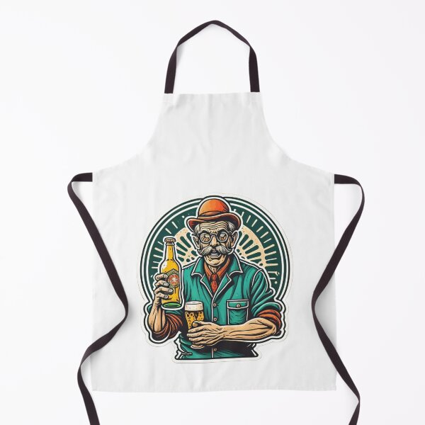 Item preview, Retro drunk old man with his beer man5 designed and sold by SpecialForceART.