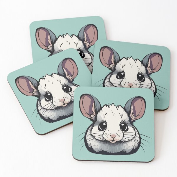 Item preview, Baby chinchilla designed and sold by RatArt Designs.