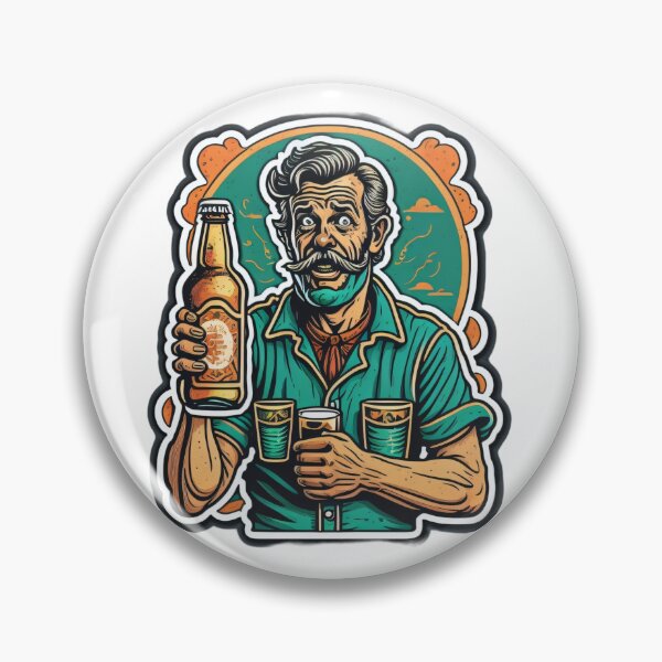 Artikelvorschau, Retro drunk old man with his beer man6 entworfen und verkauft von SpecialForceART.