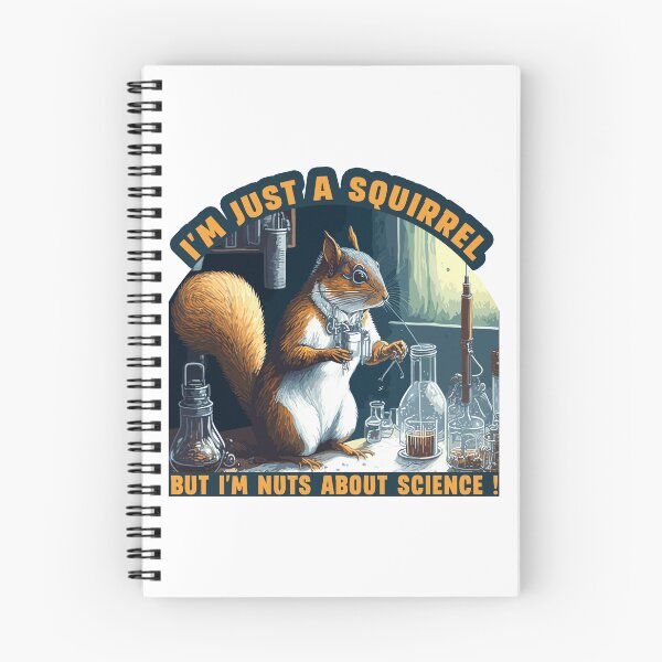 Item preview, A curious squirrel dressed as a scientist designed and sold by thematics.