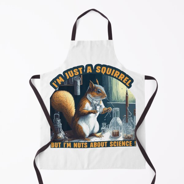 Item preview, A curious squirrel dressed as a scientist designed and sold by thematics.