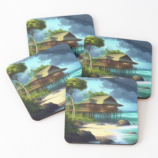 Item preview, Bamboo house designed and sold by M-Y-A-R-T-.
