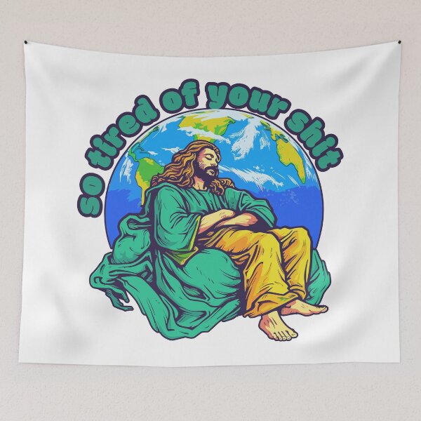 Item preview, Tired Jesus designed and sold by obux.