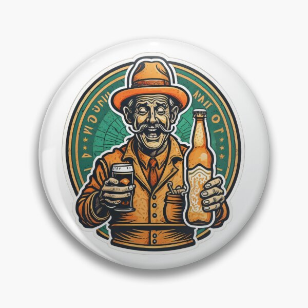 Artikelvorschau, Retro drunk old man with his beer man7 entworfen und verkauft von SpecialForceART.