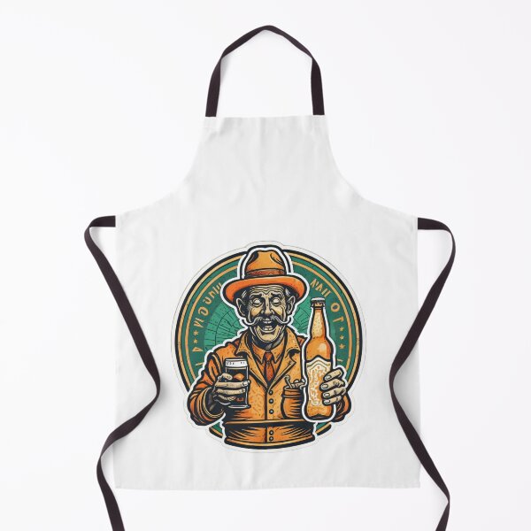 Item preview, Retro drunk old man with his beer man7 designed and sold by SpecialForceART.