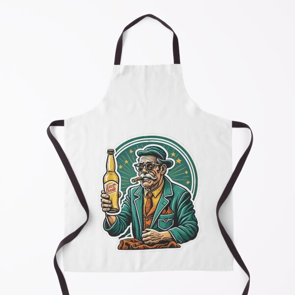 Item preview, Retro drunk old man with his beer man8 designed and sold by SpecialForceART.