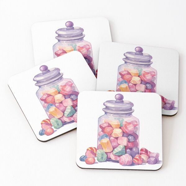 Item preview, Candy jar filled with assortment candies designed and sold by PaletPatisserie.