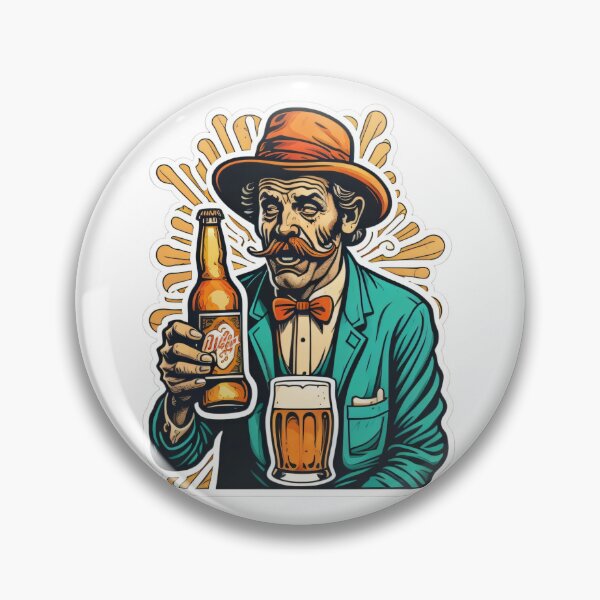 Artikelvorschau, Retro drunk old man with his beer man9 entworfen und verkauft von SpecialForceART.