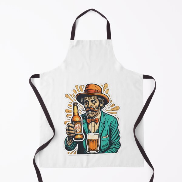 Item preview, Retro drunk old man with his beer man9 designed and sold by SpecialForceART.