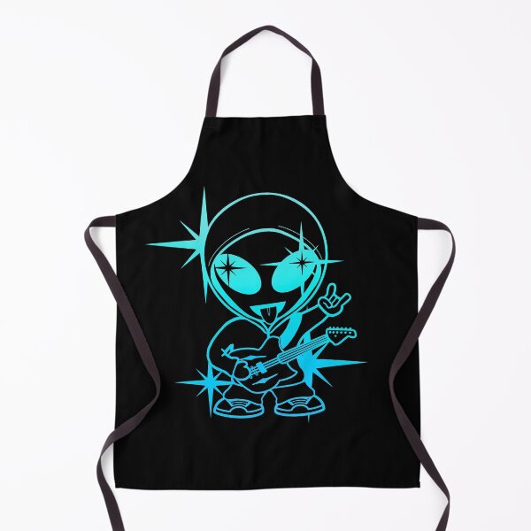 Item preview, Rockstar Space Alien - Blue Version designed and sold by SpaceAlienTees.