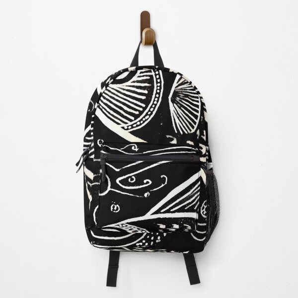 Item preview,  woodcut-inspired fish animal design prehistory artwork designed and sold by TommyRoad.