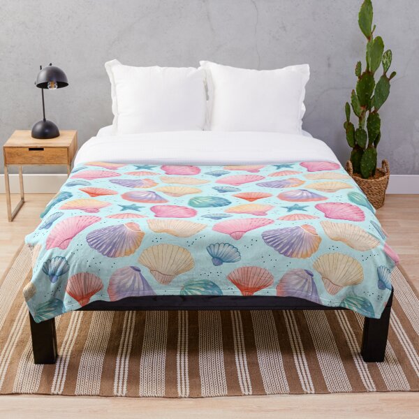 Item preview, Watercolour Pastel Seashells Seamless Pattern designed and sold by PatternStudios.