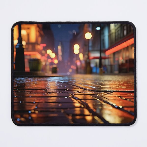 Item preview, Street city night, light bokeh, defocused background, no.2 designed and sold by Gabi.Media.