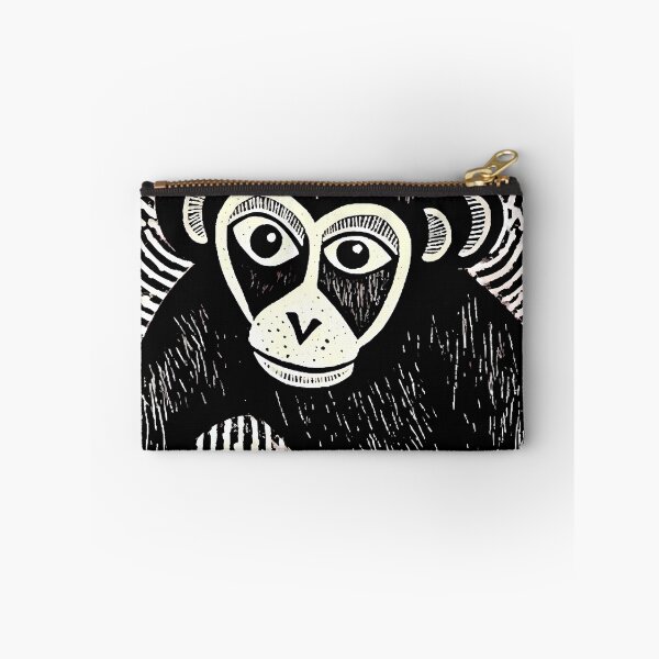 Aperçu de l'œuvre dessin animalier singe inspiré de la gravure sur bois oeuvre préhistorique créée et vendue par TommyRoad.